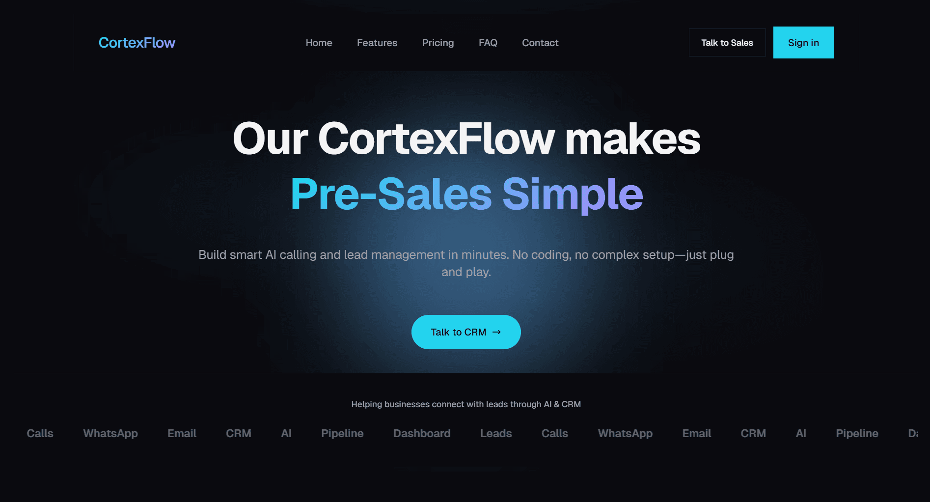 CortexFlow preview